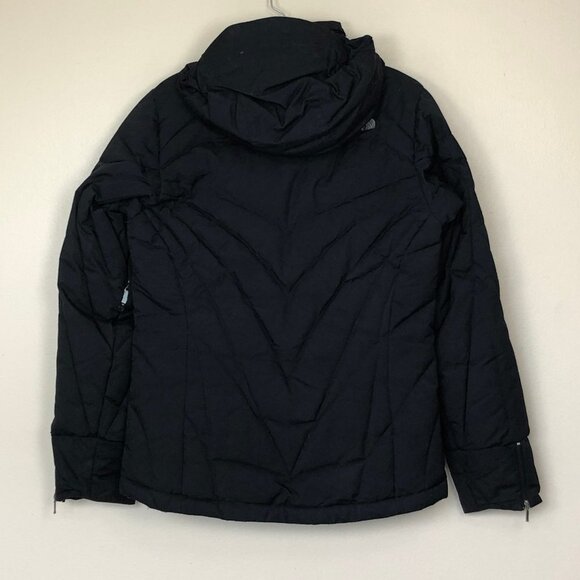 THE NORTH FACE Black Hooded Goose Down Snow Jacket - Picture 2 of 7